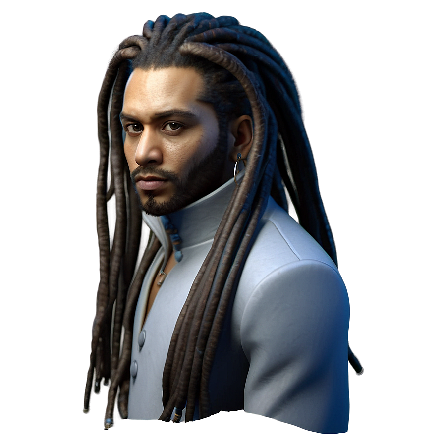 Stylish Dreads Look Png 46 PNG Image