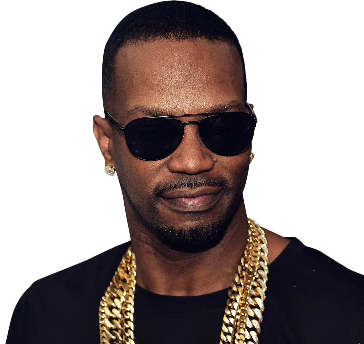 Stylish Man With Sunglassesand Gold Chain PNG Image