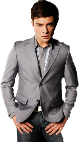 Stylish Manin Grey Blazer PNG Image