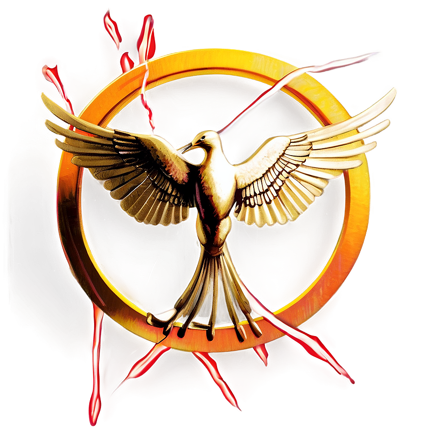 Stylish Mockingjay Graphic Png Fav PNG Image