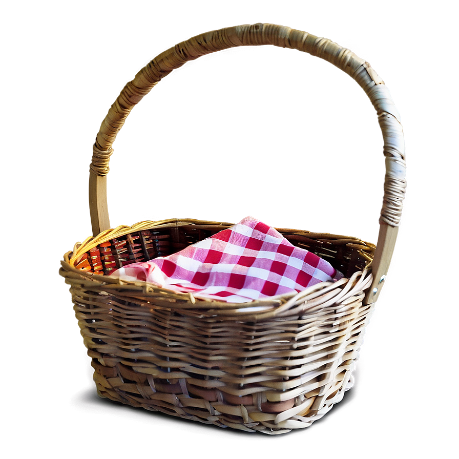 Stylish Picnic Basket Png 06122024 PNG Image