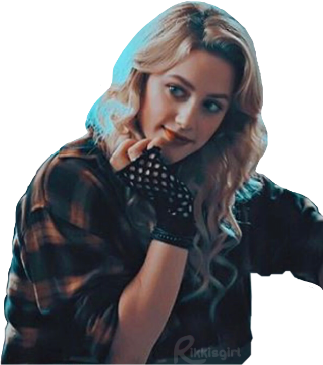 Stylish Plaid Shirt Woman PNG Image