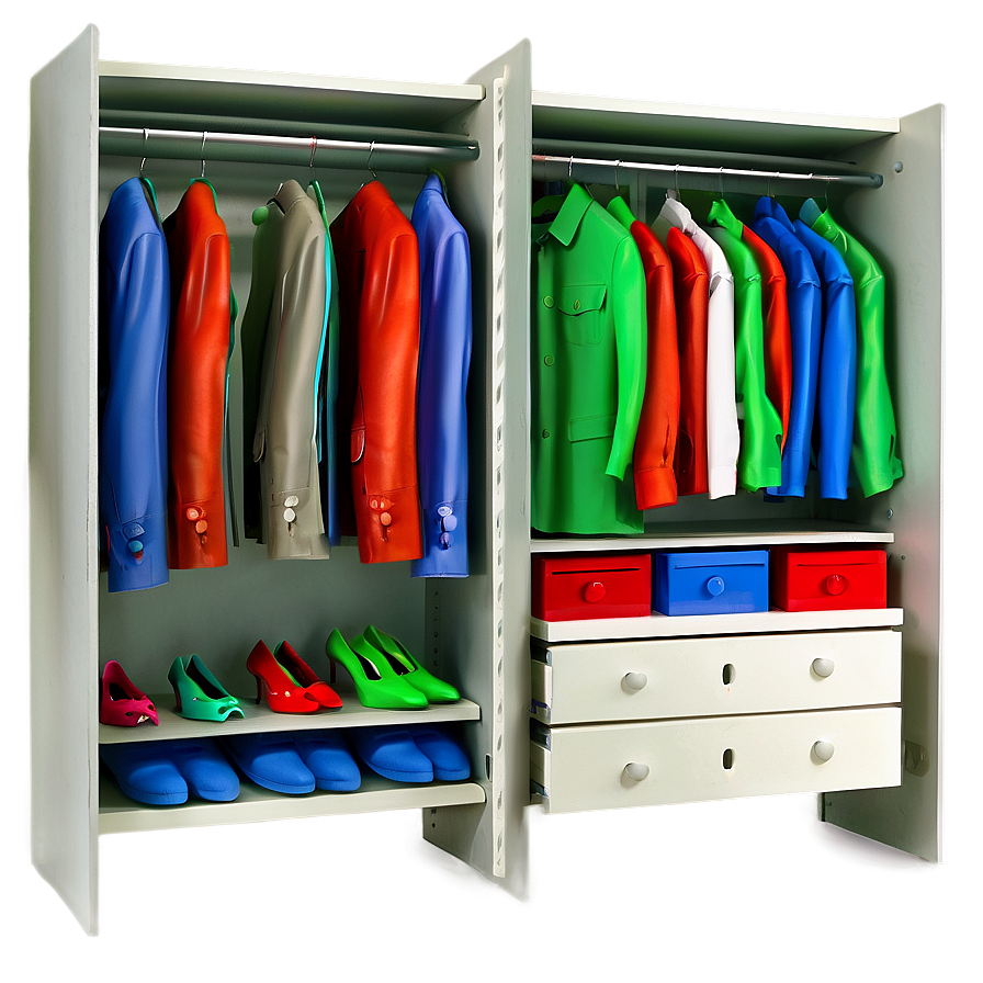 Stylish Wardrobe Interior Png Ntb PNG Image