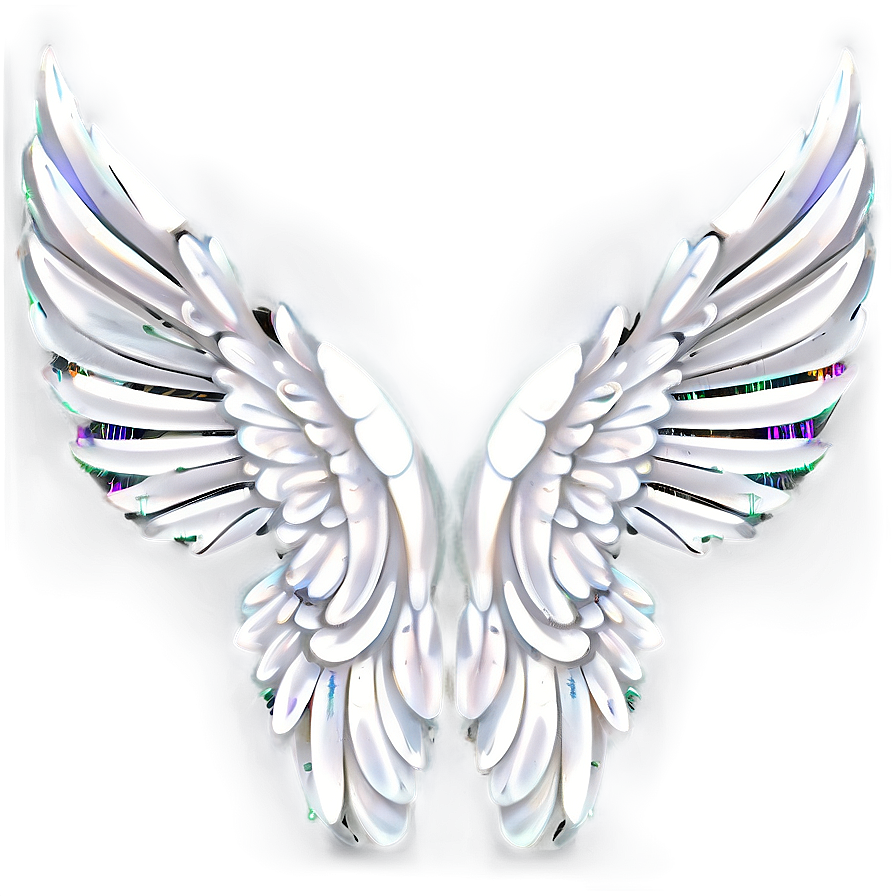 Stylish White Wings Png Guy10 PNG Image