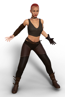 Stylish3 D Character Pose PNG Image