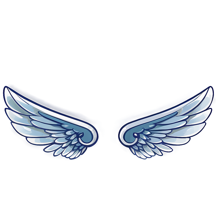 Stylized Angel Wings Symbol Png Wyi1 PNG Image