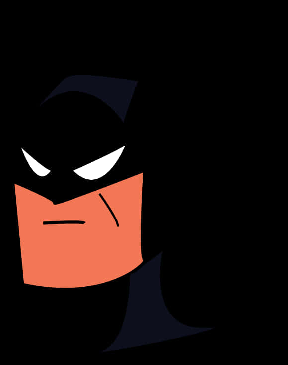 Stylized Batman Portrait PNG Image