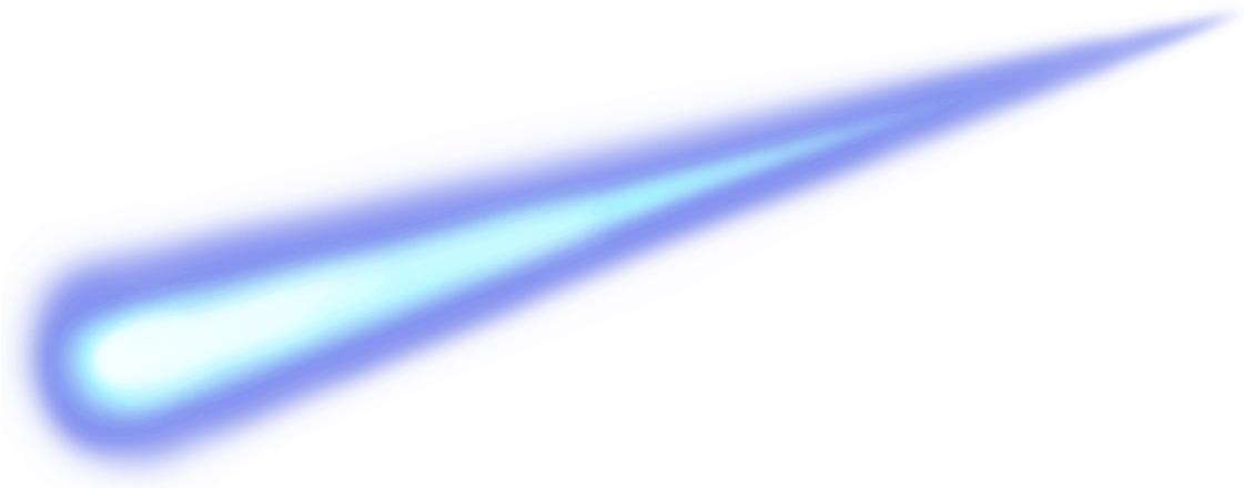 Stylized Comet Illustration PNG Image