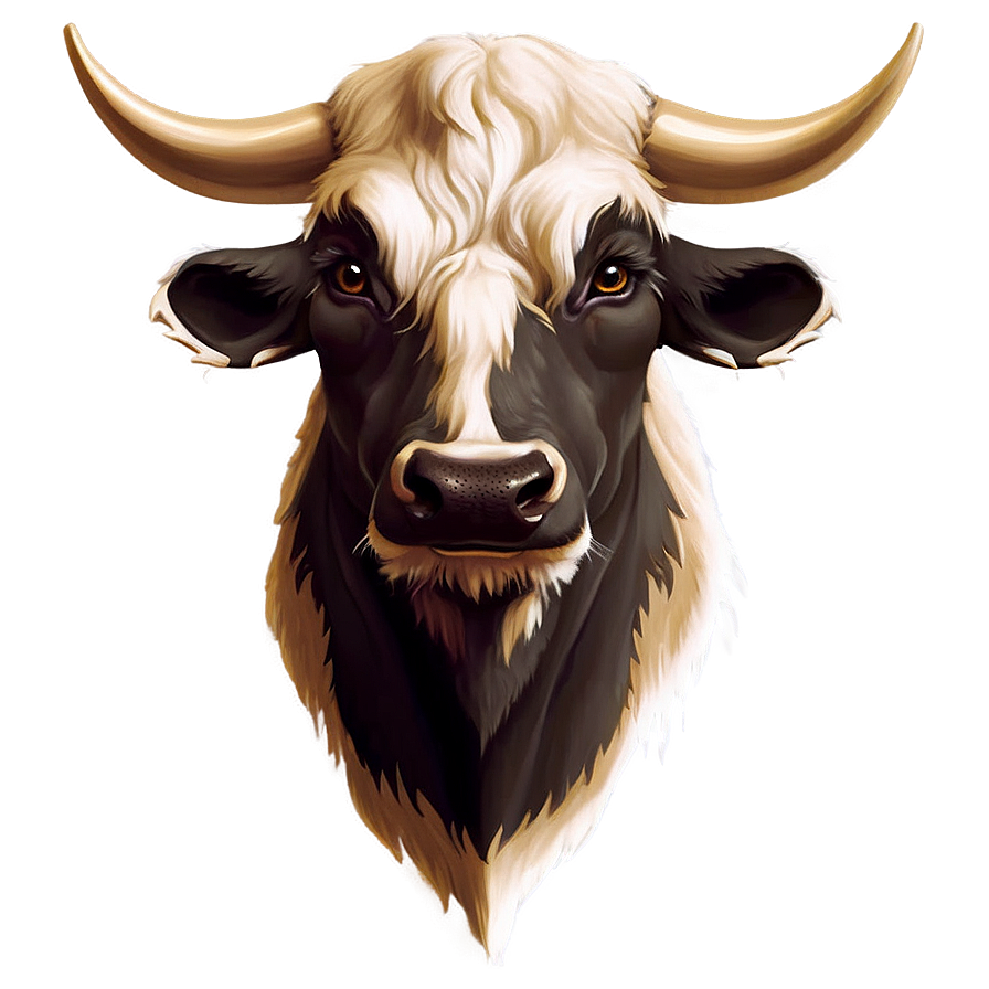 Stylized Cow Head Logo Png Dln PNG Image