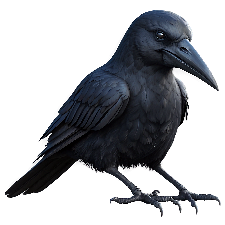 Stylized Crow Png Ydr42 PNG Image