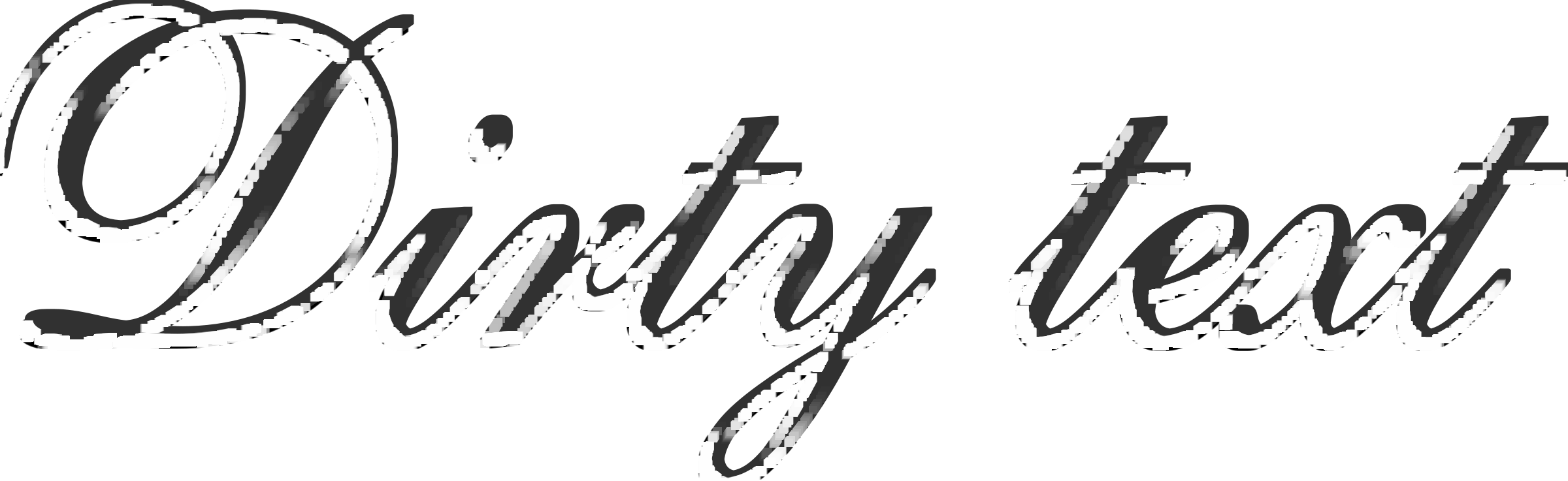 Stylized Dirty Text Logo PNG Image