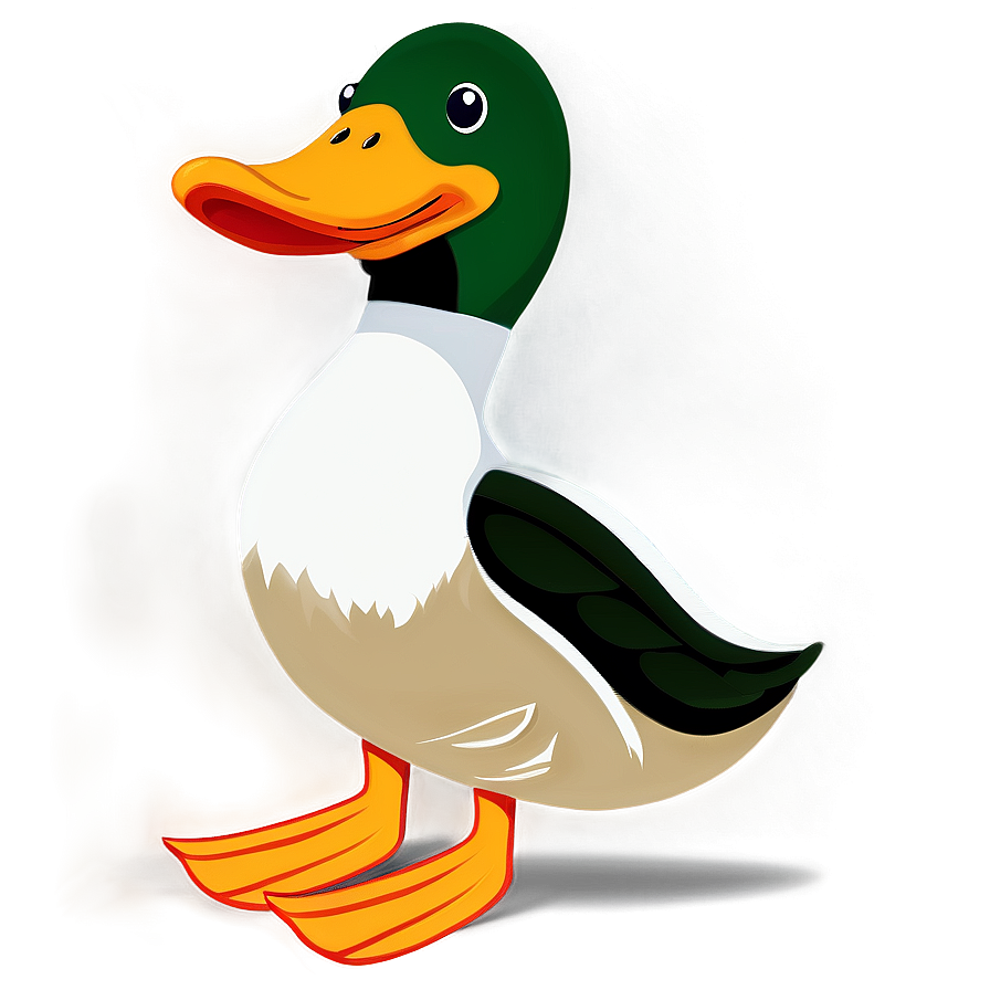 Stylized Duck Design Png Mmf96 PNG Image