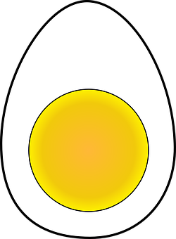 Stylized Egg Illustration PNG Image