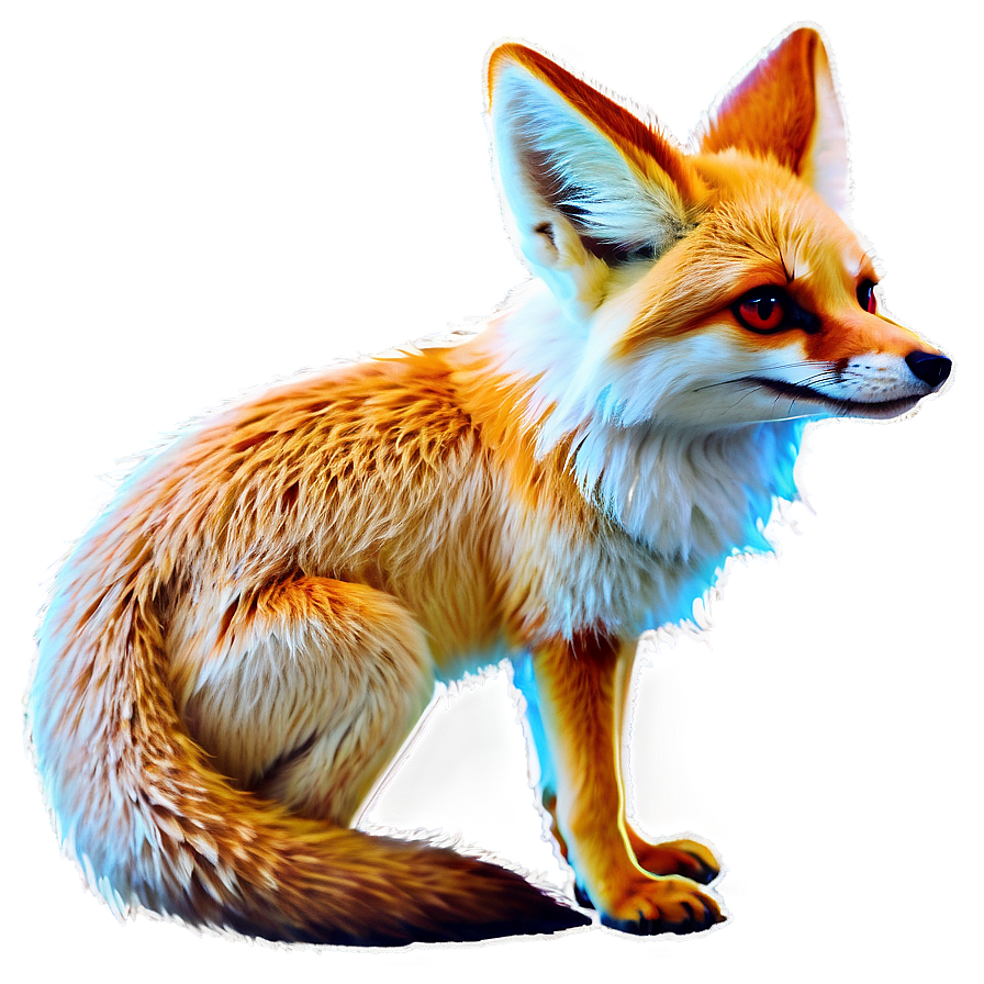 Stylized Fennec Fox Icon Png Rak PNG Image