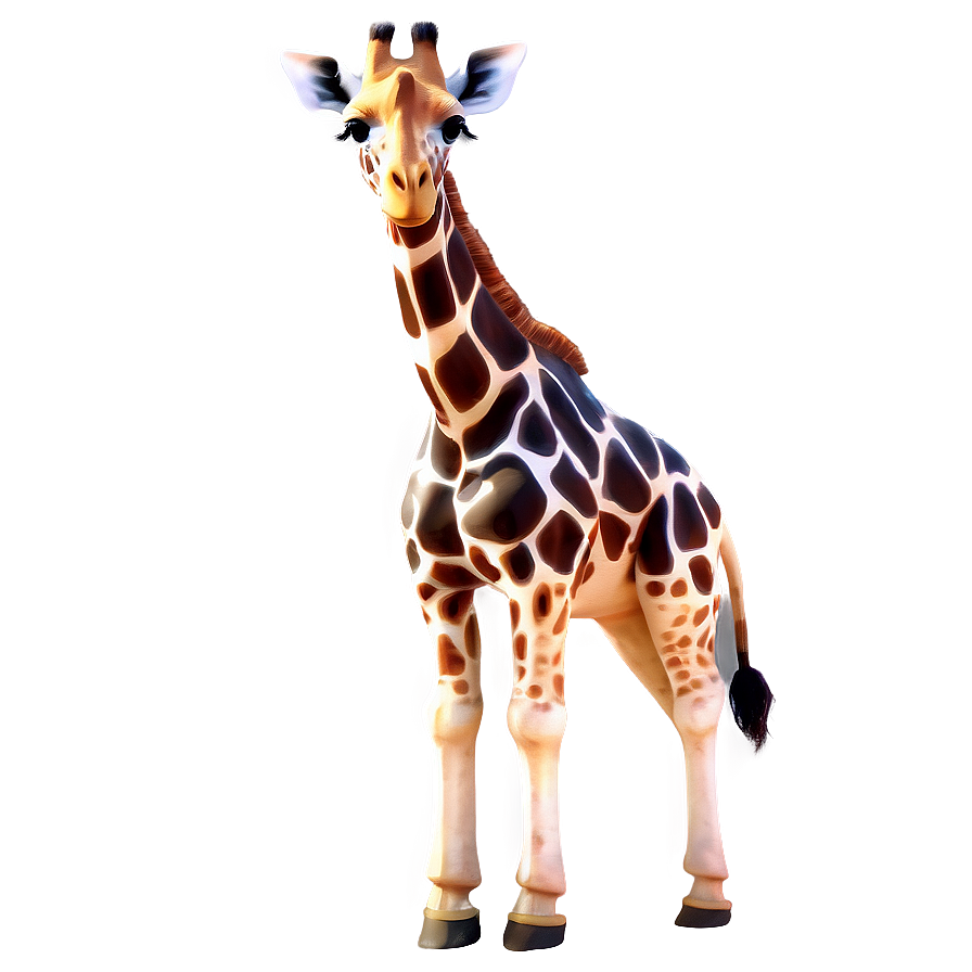 Stylized Giraffe Profile Png 05062024 PNG Image