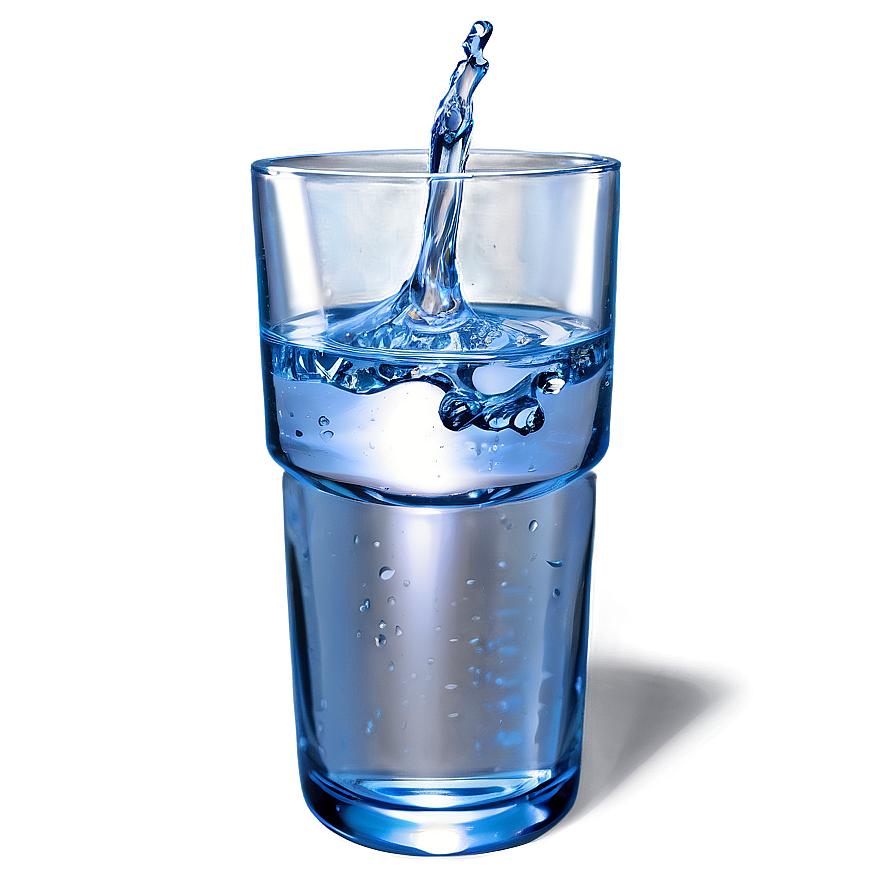 Stylized Glass Of Water Png Ftt PNG Image