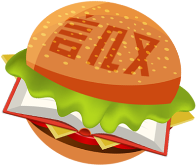 Stylized Hamburger Icon PNG Image