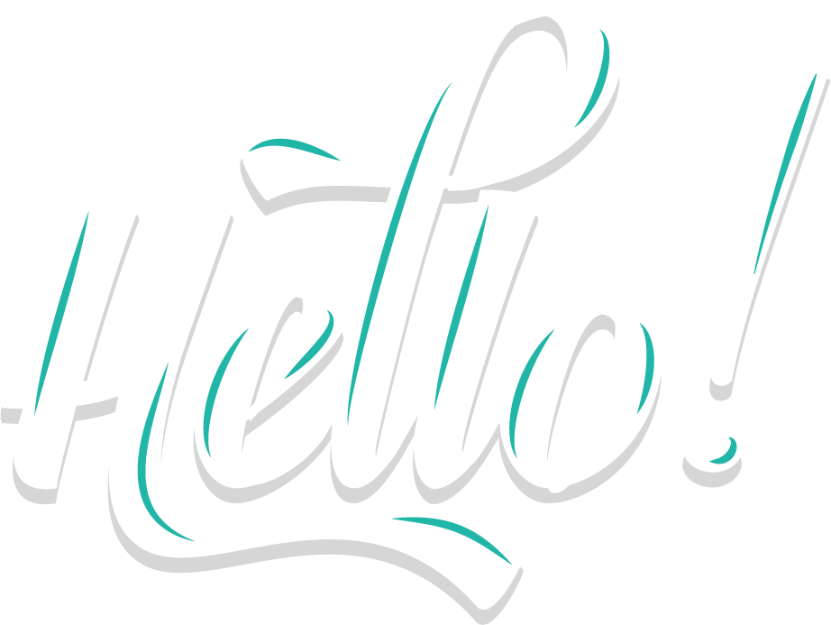 Stylized Hello Text PNG Image