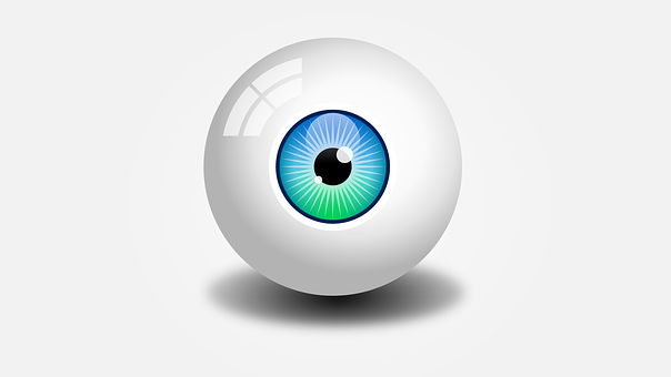 Stylized Human Eye Illustration PNG Image