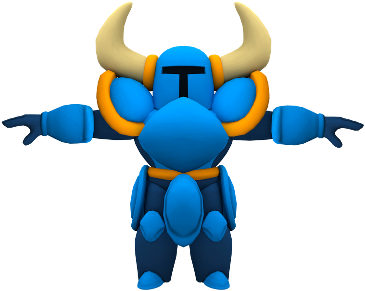 Stylized Knight Character Model PNG Image