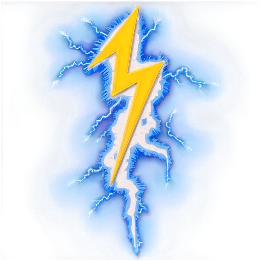 Stylized Lightning Bolt Png Qti PNG Image