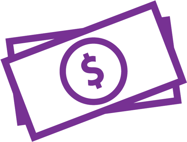 Stylized Money Icon Vector PNG Image