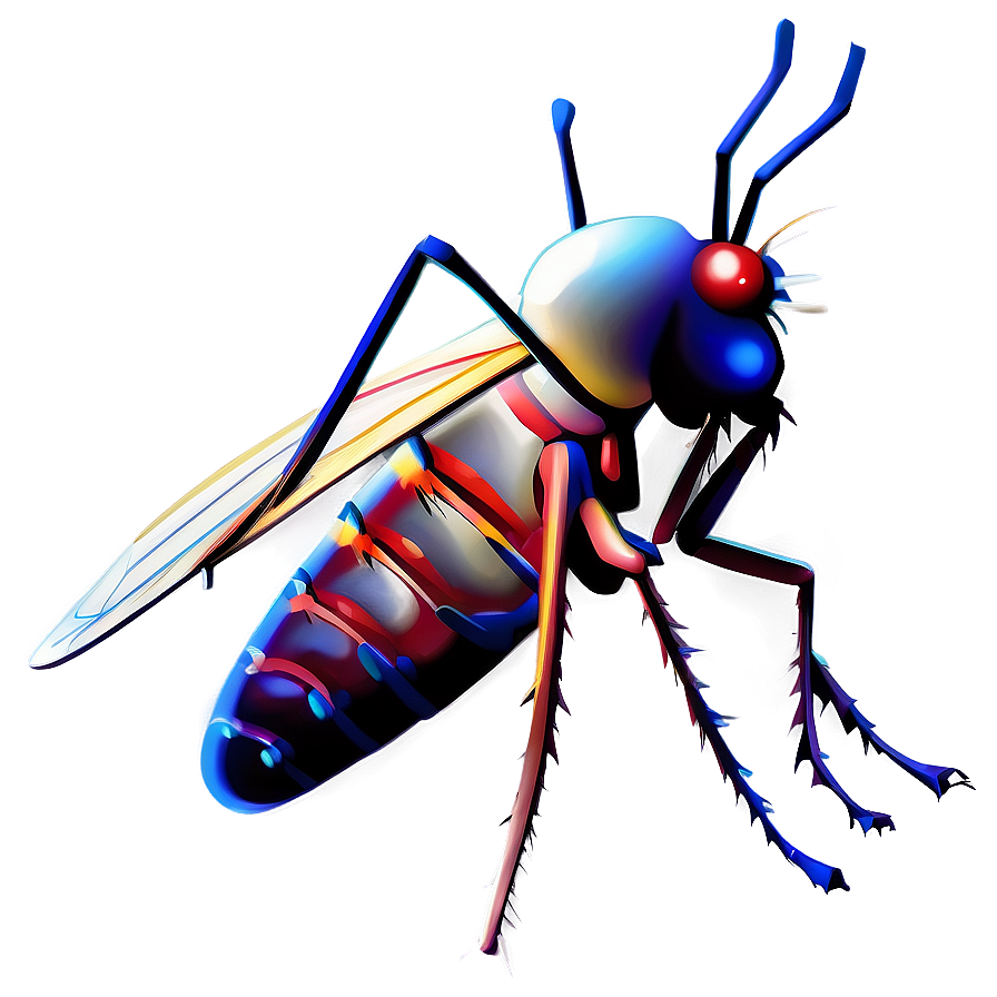 Stylized Mosquito Png Che97 PNG Image