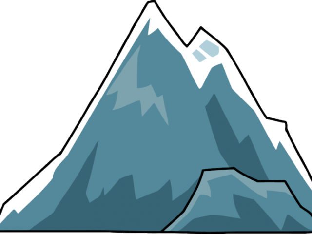 Stylized Mountain Peaks Illustration PNG Image