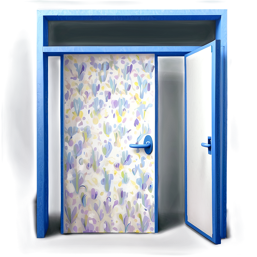 Stylized Open Door Artwork Png Flh64 PNG Image