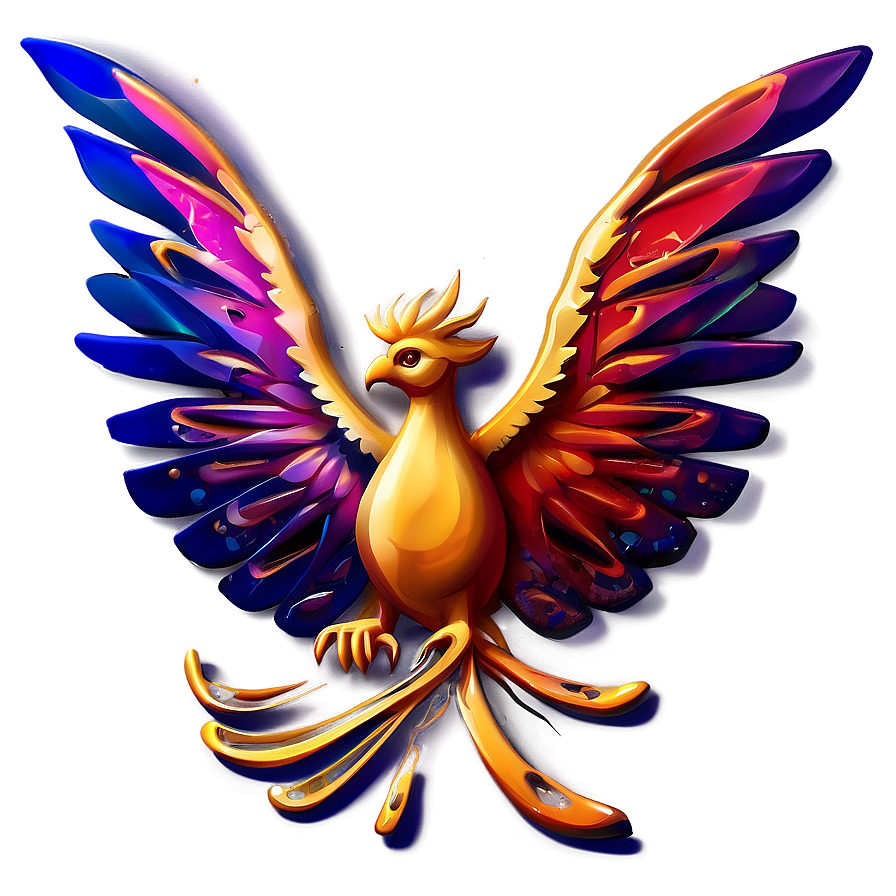 Stylized Phoenix Icon Png 53 PNG Image