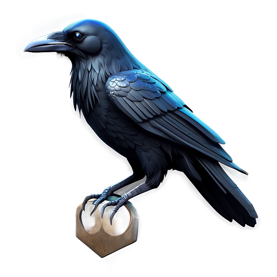 Stylized Raven Png Qtb PNG Image