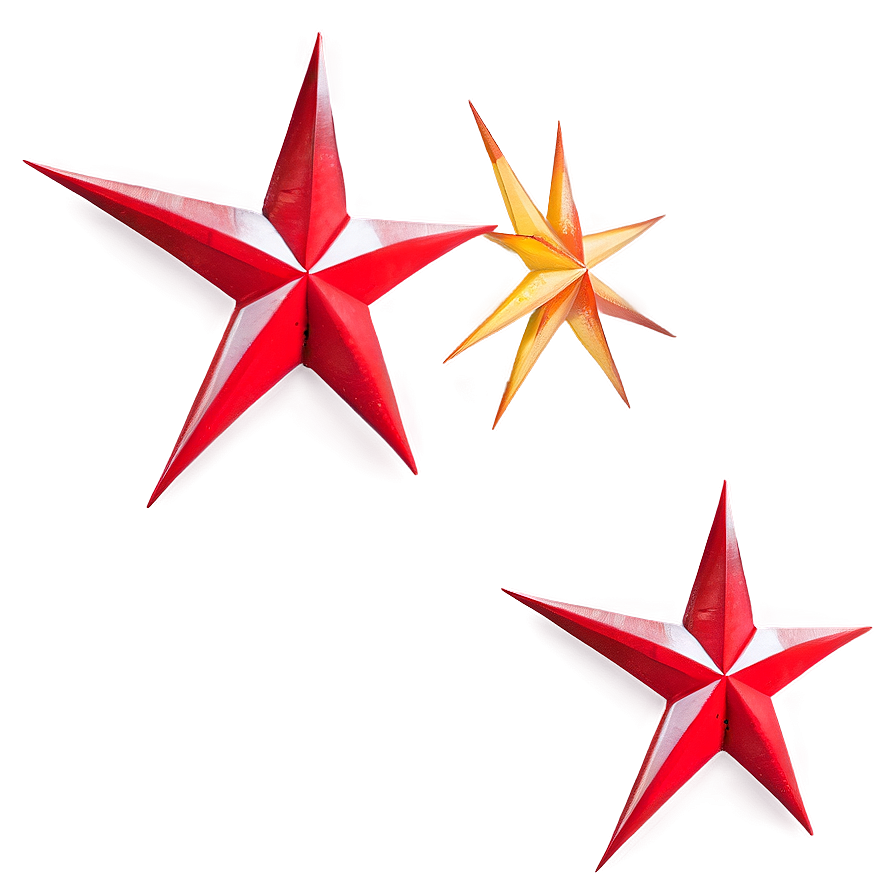 Stylized Red Star Png 58 PNG Image