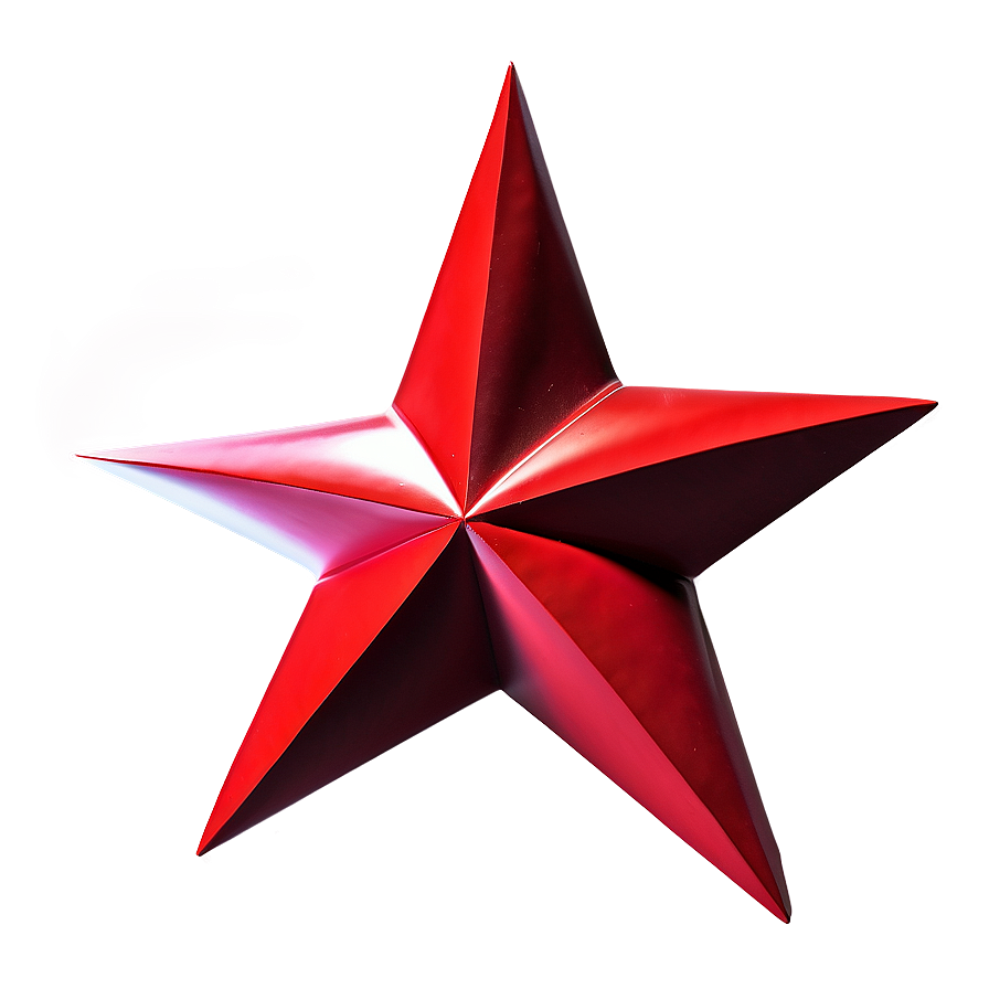 Stylized Red Star Png Ckq65 PNG Image