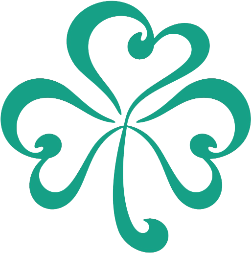 Stylized Shamrock Graphic PNG Image