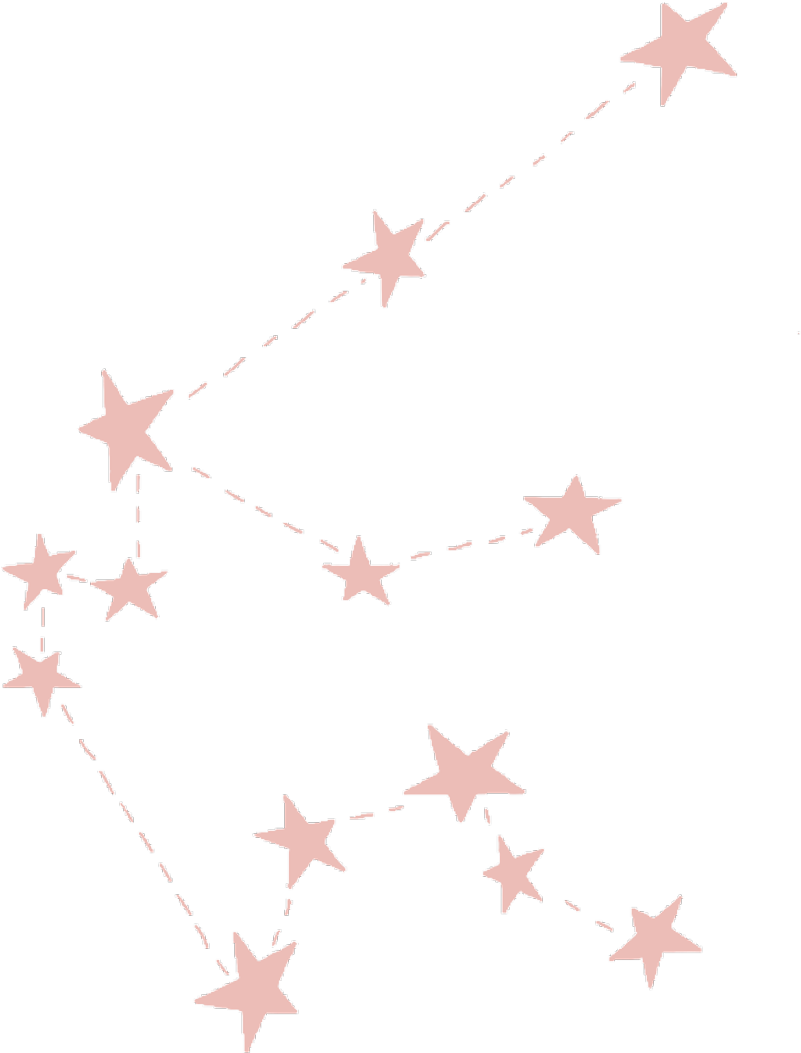 Stylized Star Constellation PNG Image