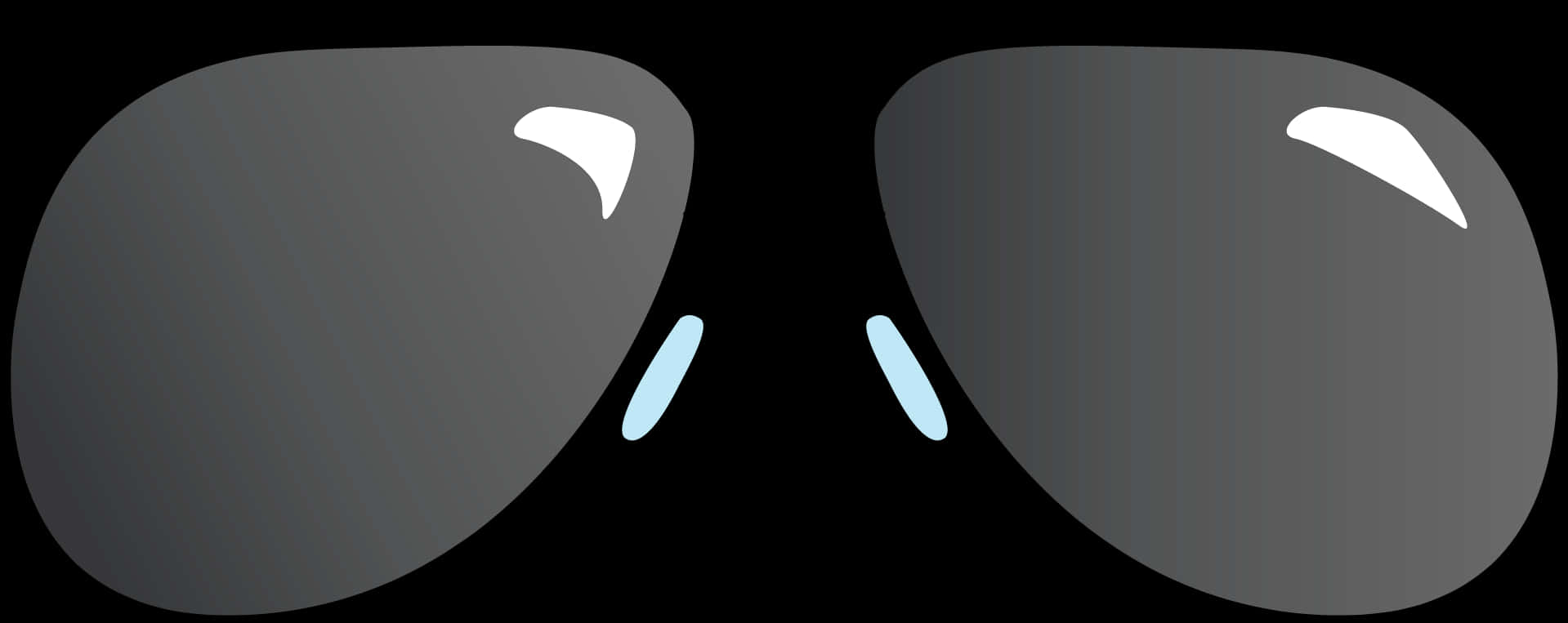 Stylized Sunglasses Graphic PNG Image