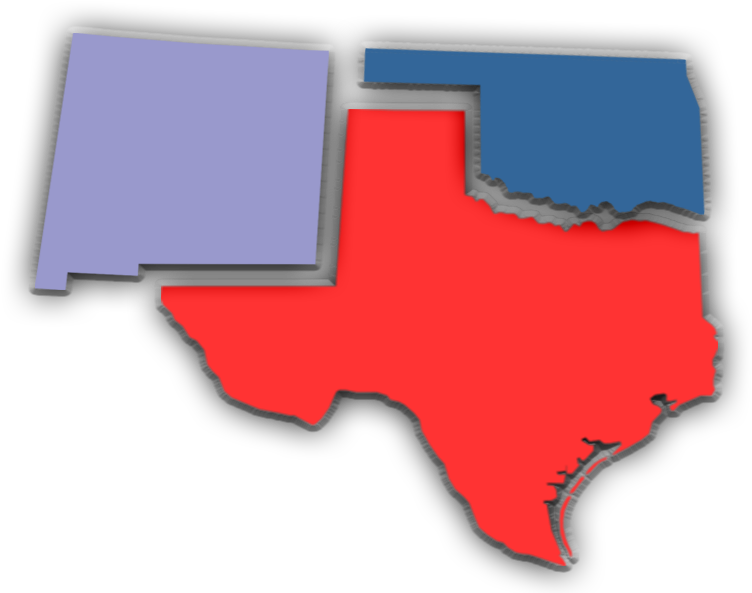 Stylized Texas Outline PNG Image