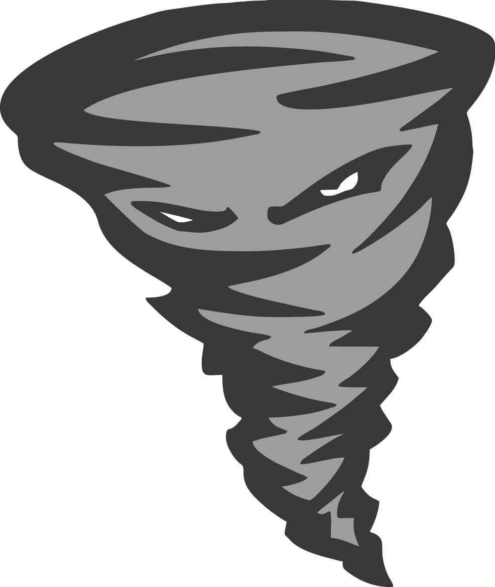 Stylized Tornado Graphic PNG Image