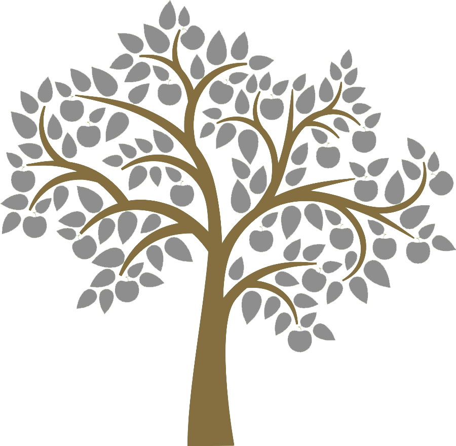 Stylized Tree Graphic PNG Image