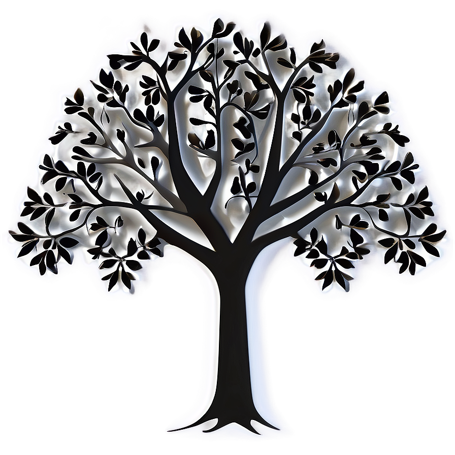 Stylized Tree Silhouette Png 84 PNG Image