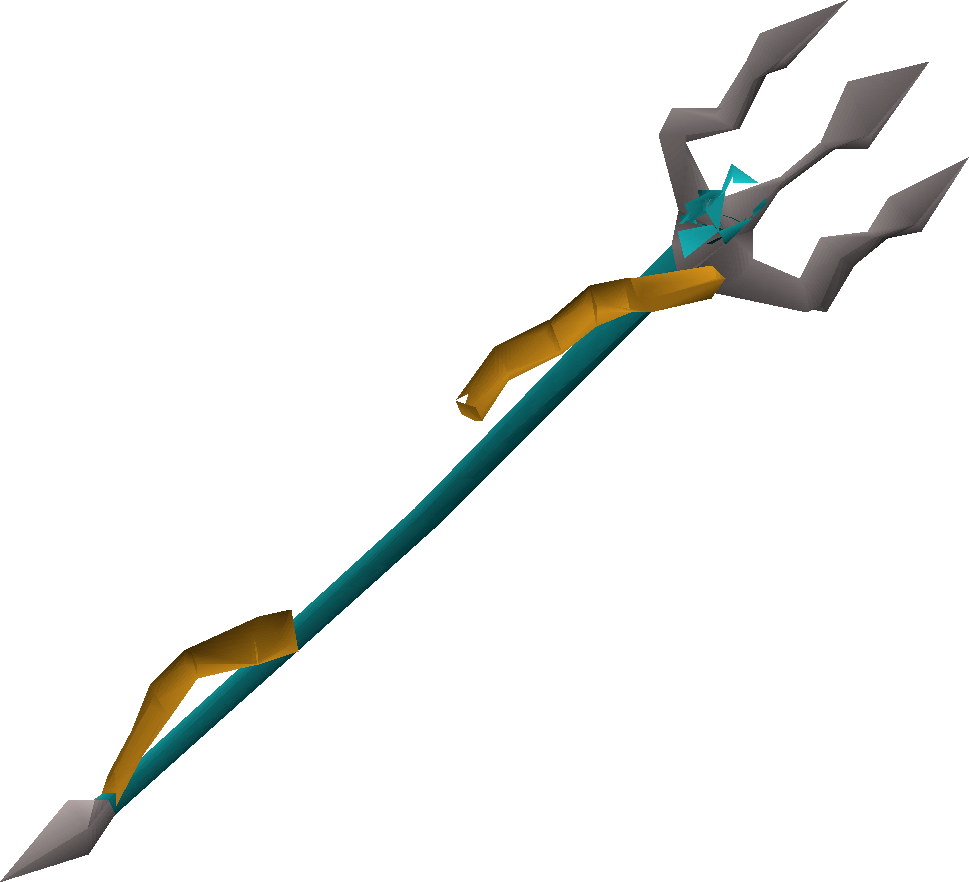 Stylized3 D Trident Design PNG Image