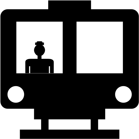 Subway Train Icon PNG Image