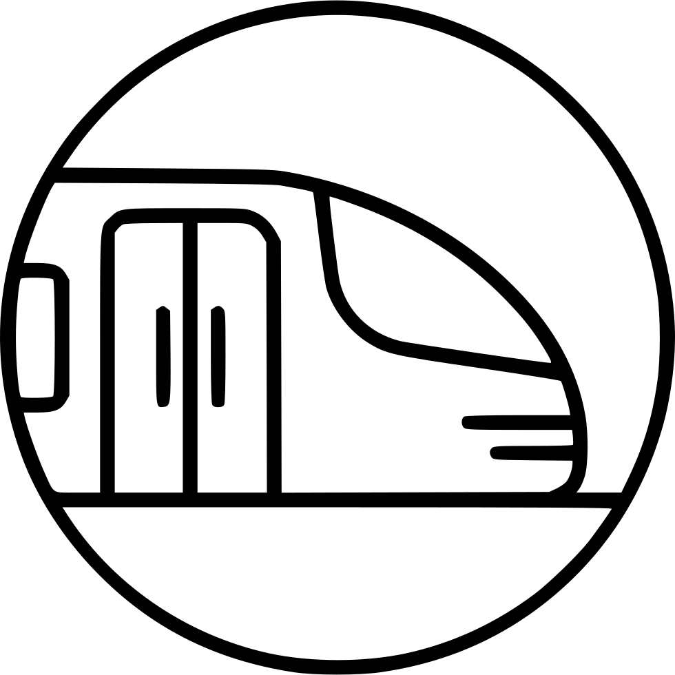 Subway Train Icon PNG Image