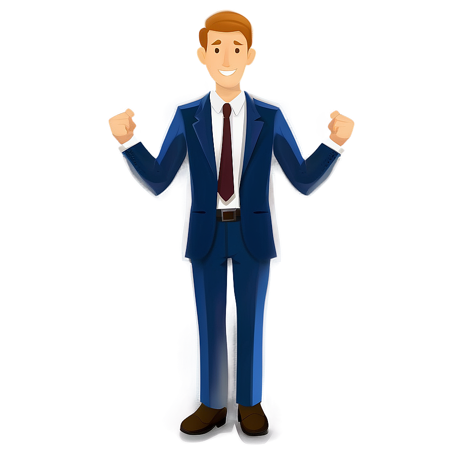 Successful Businessman Illustration Png Dxx PNG Image