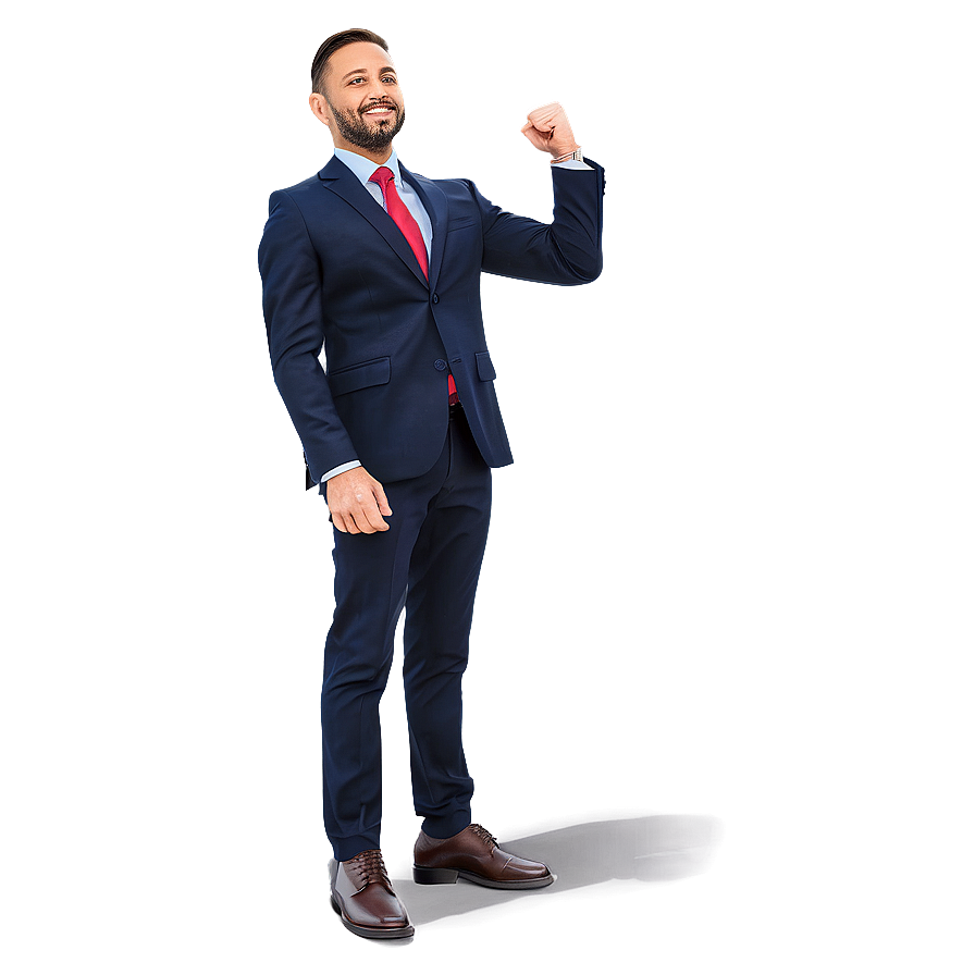 Successful Businessman Illustration Png Oaw42 PNG Image