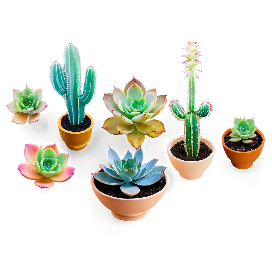 Succulent Collection Png 7 PNG Image