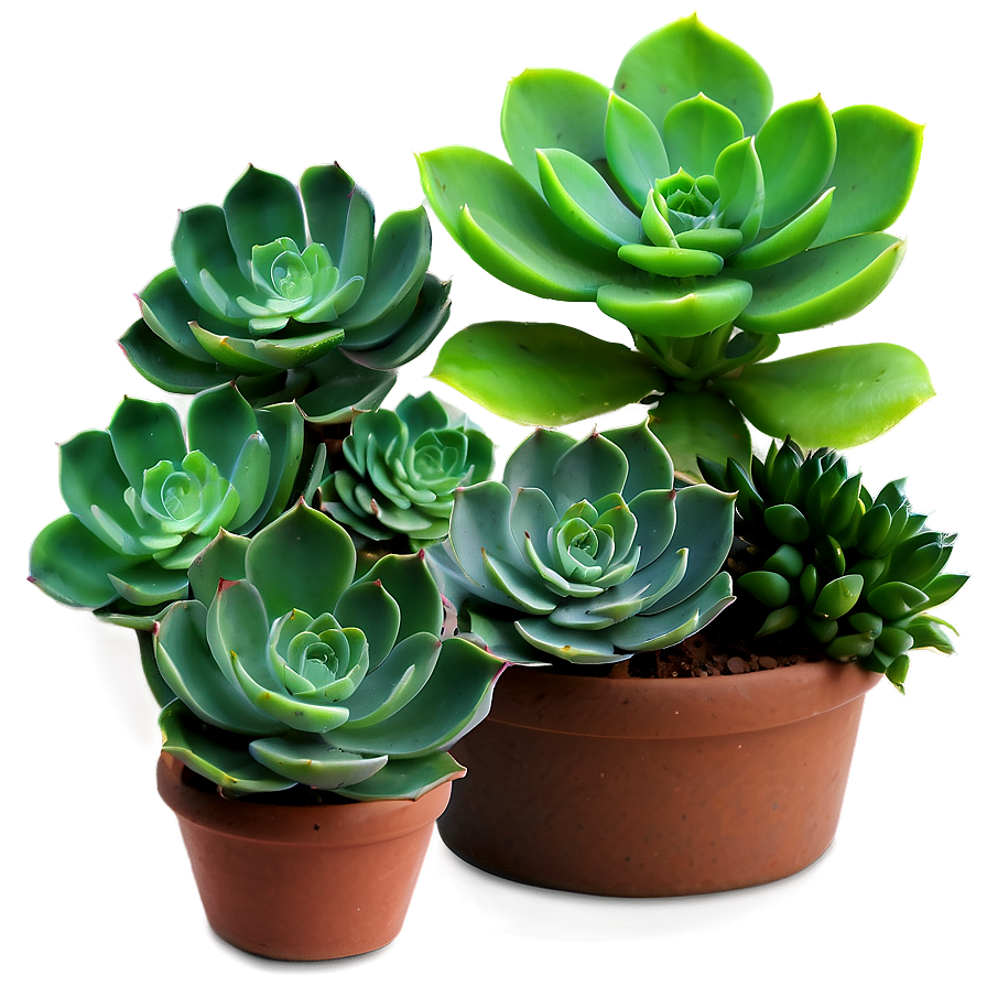 Succulent Collection Png Gbh PNG Image