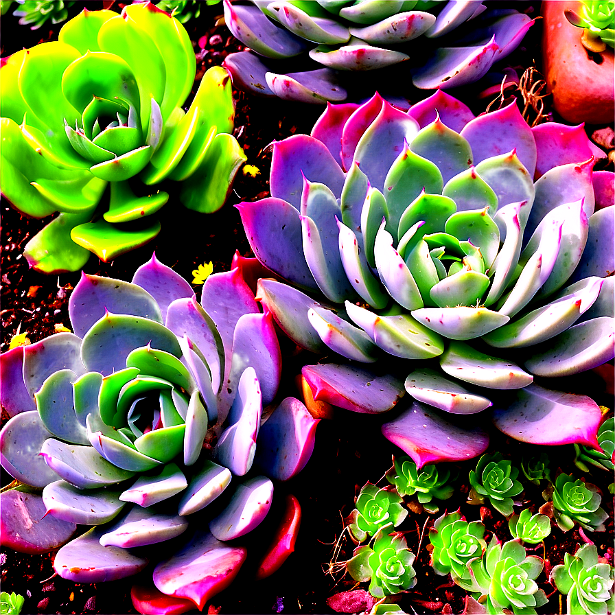 Succulent Landscape Ideas Png 06212024 PNG Image