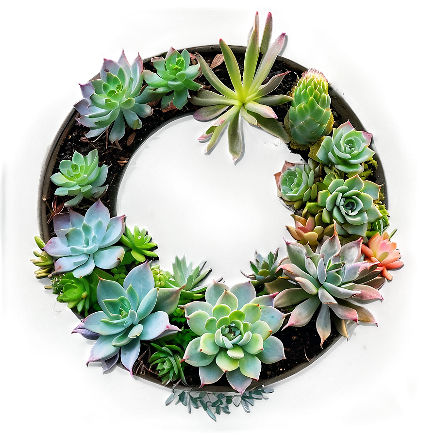 Succulent Wreath Making Png 06212024 PNG Image