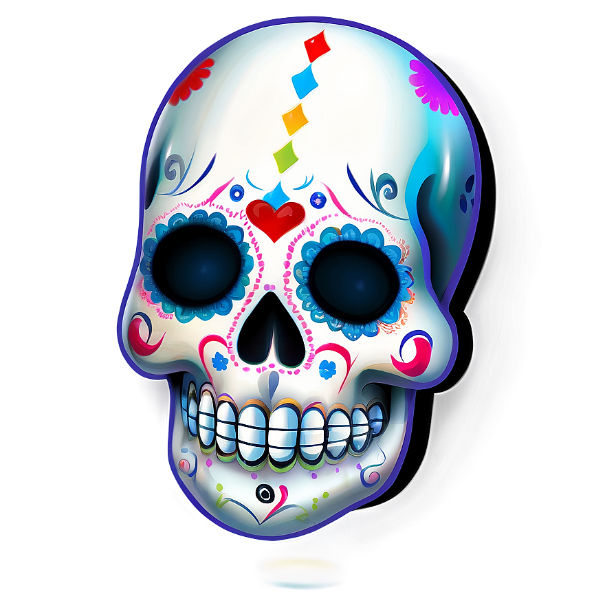 Sugar Skull Decoration Png C PNG Image